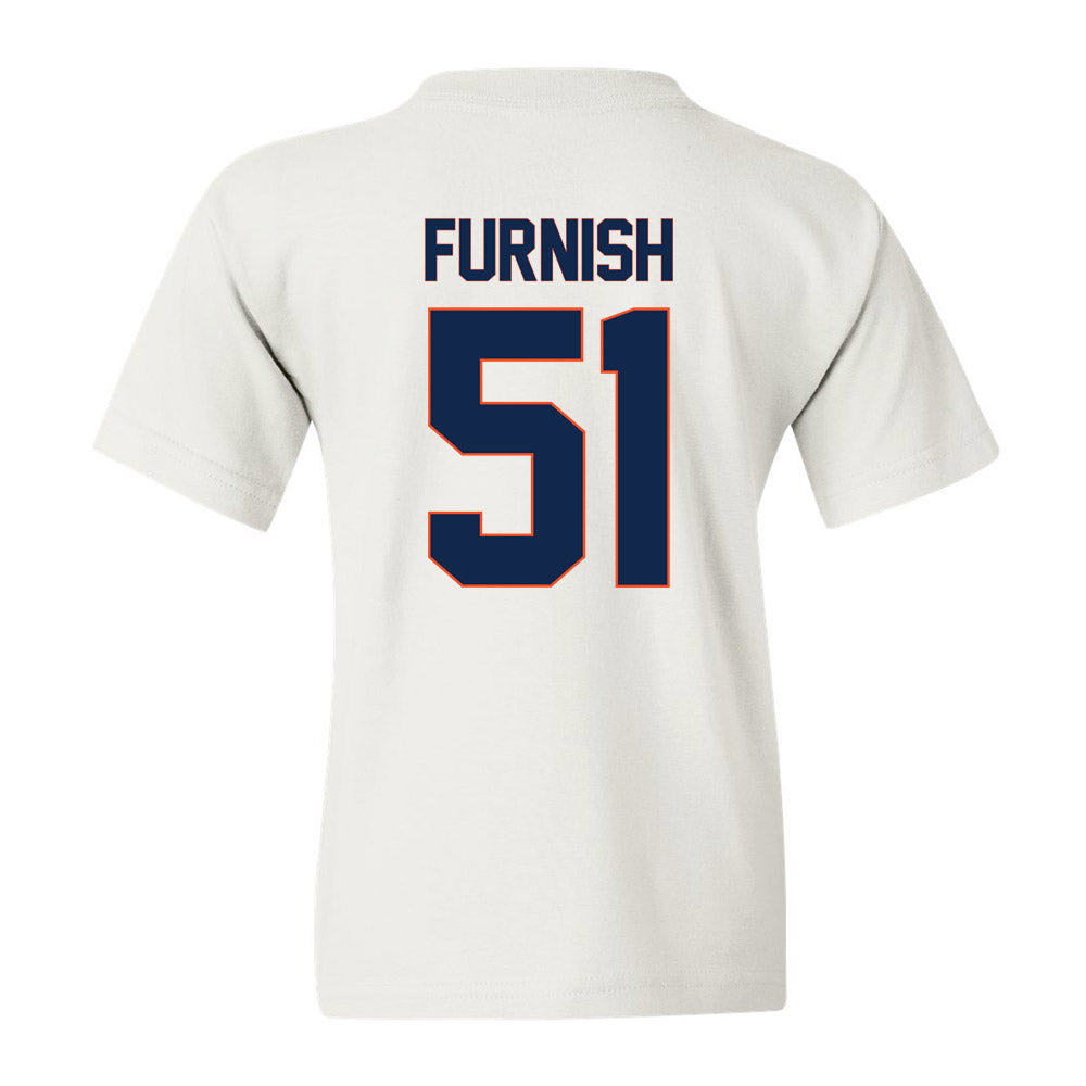 Virginia - NCAA Football : Ty Furnish - Replica Shersey Youth T-Shirt