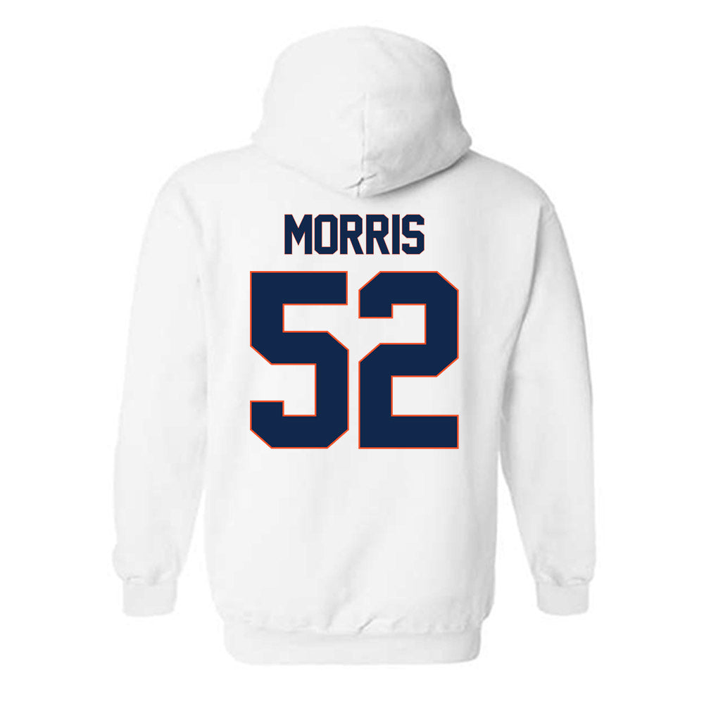 Virginia - NCAA Football : Nate Morris - Replica Shersey Hooded Sweatshirt