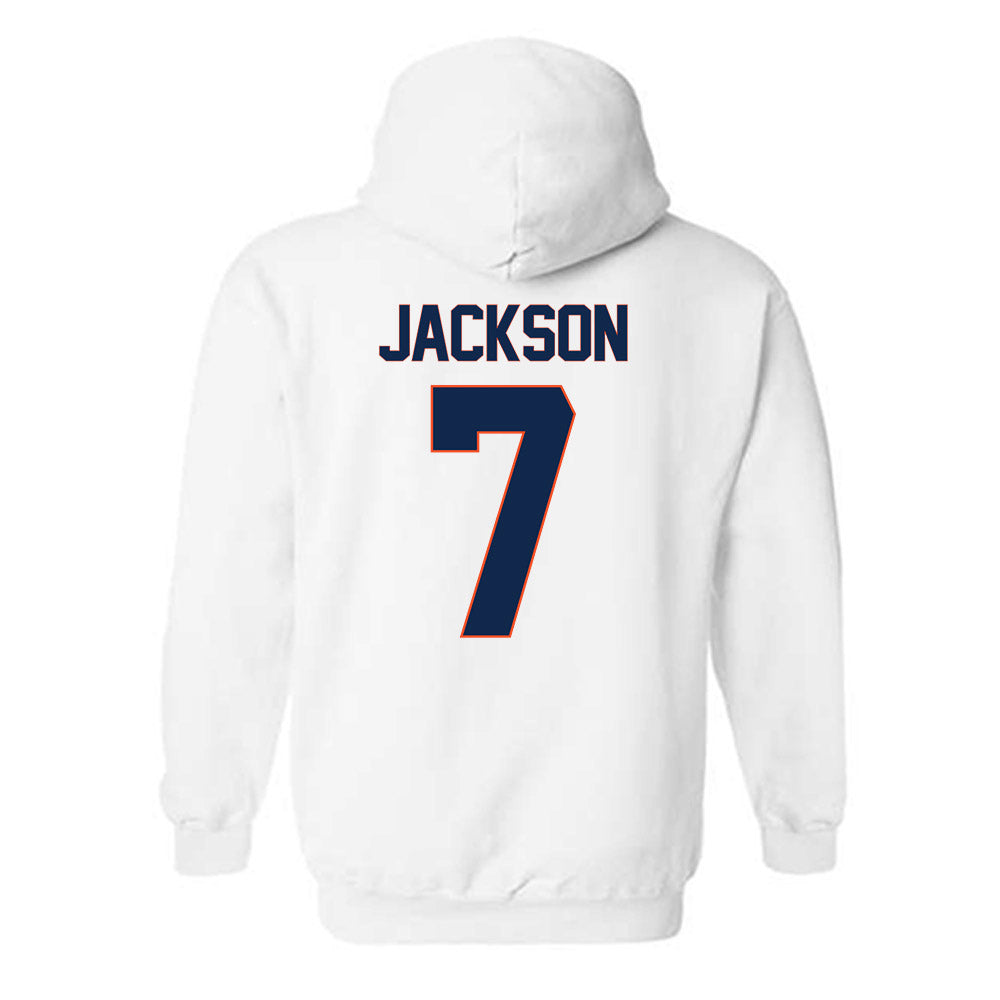 Virginia - NCAA Football : James Jackson - Replica Shersey Hooded Sweatshirt