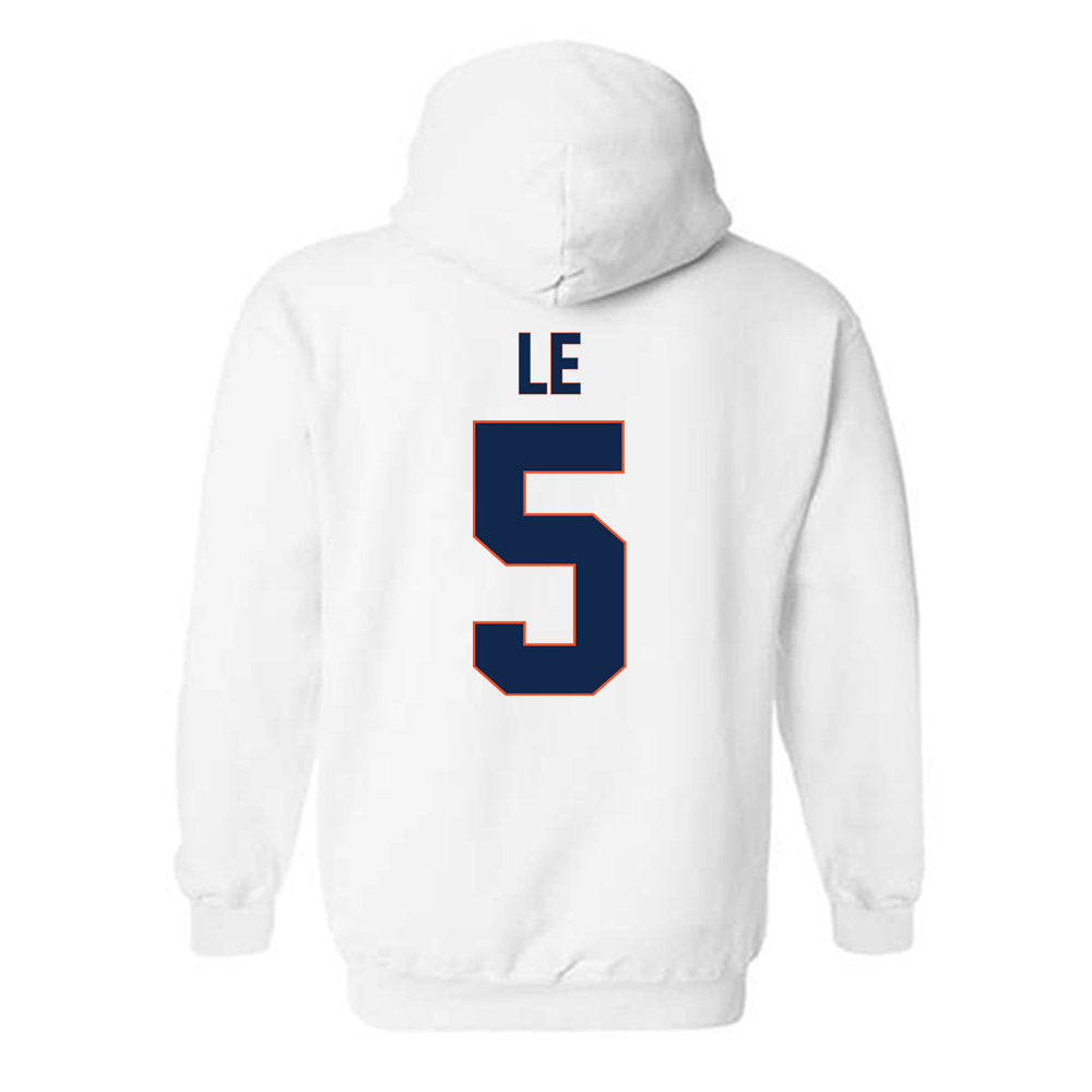 Virginia - NCAA Women's Volleyball : Ashley Le - Replica Shersey Hooded Sweatshirt