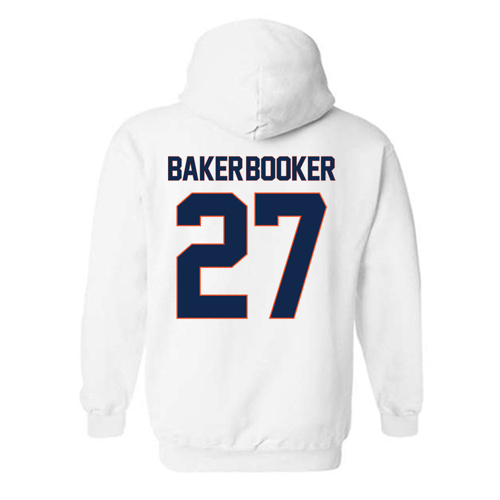 Virginia - NCAA Football : Trent Baker-booker - Replica Shersey Hooded Sweatshirt