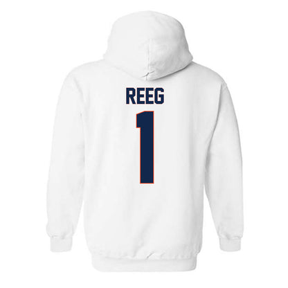 Virginia - NCAA Women's Volleyball : Meredith Reeg - Replica Shersey Hooded Sweatshirt