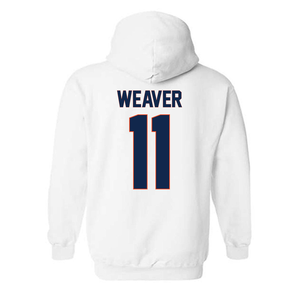 Virginia - NCAA Softball : Abby Weaver - Replica Shersey Hooded Sweatshirt