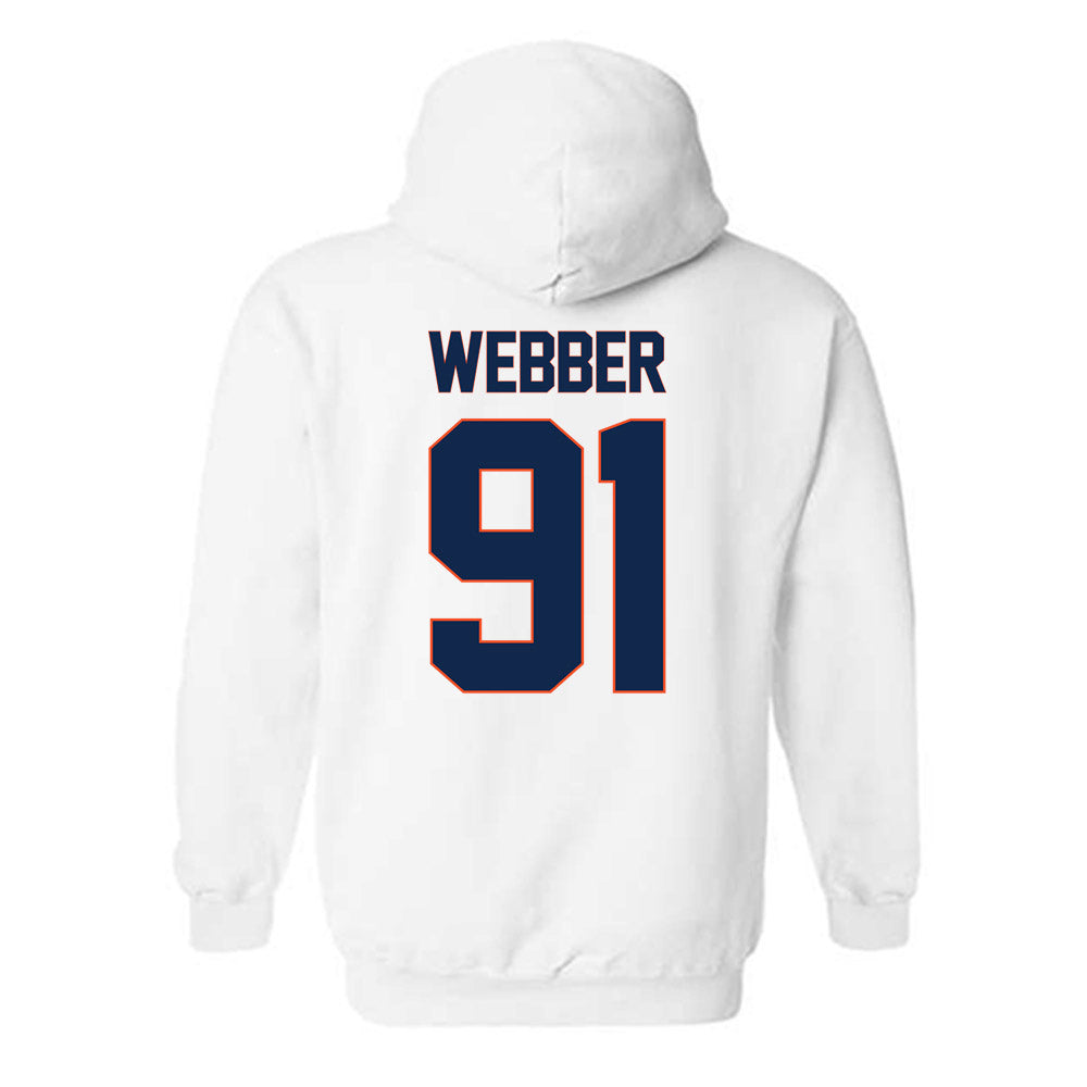 Virginia - NCAA Men's Lacrosse : Cole Webber - Replica Shersey Hooded Sweatshirt