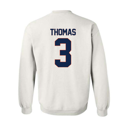 Virginia - NCAA Football : Corey Thomas - Replica Shersey Crewneck Sweatshirt