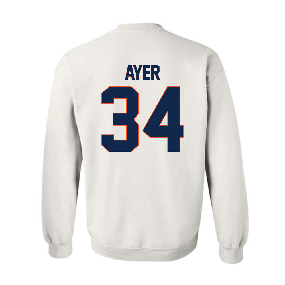 Virginia - NCAA Softball : Kelly Ayer - Replica Shersey Crewneck Sweatshirt