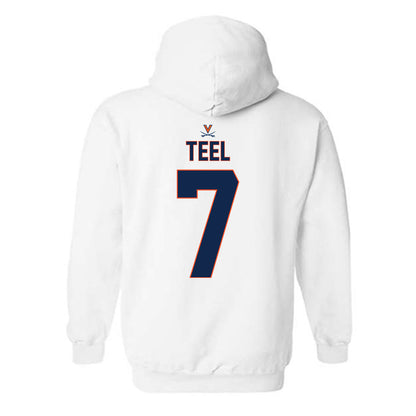 Virginia - NCAA Baseball : Aidan Teel - Replica Shersey Hooded Sweatshirt