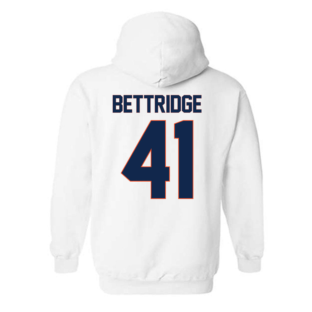 Virginia - NCAA Football : Will Bettridge - Replica Shersey Hooded Sweatshirt