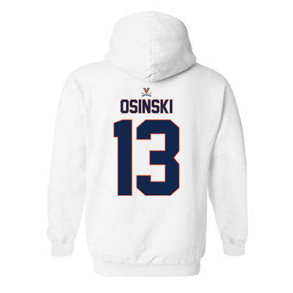 Virginia - NCAA Baseball : Ryan Osinski - Replica Shersey Hooded Sweatshirt