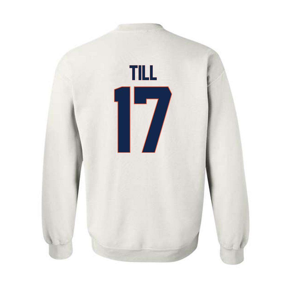 Virginia - NCAA Men's Lacrosse : Macklin Till - Replica Shersey Crewneck Sweatshirt