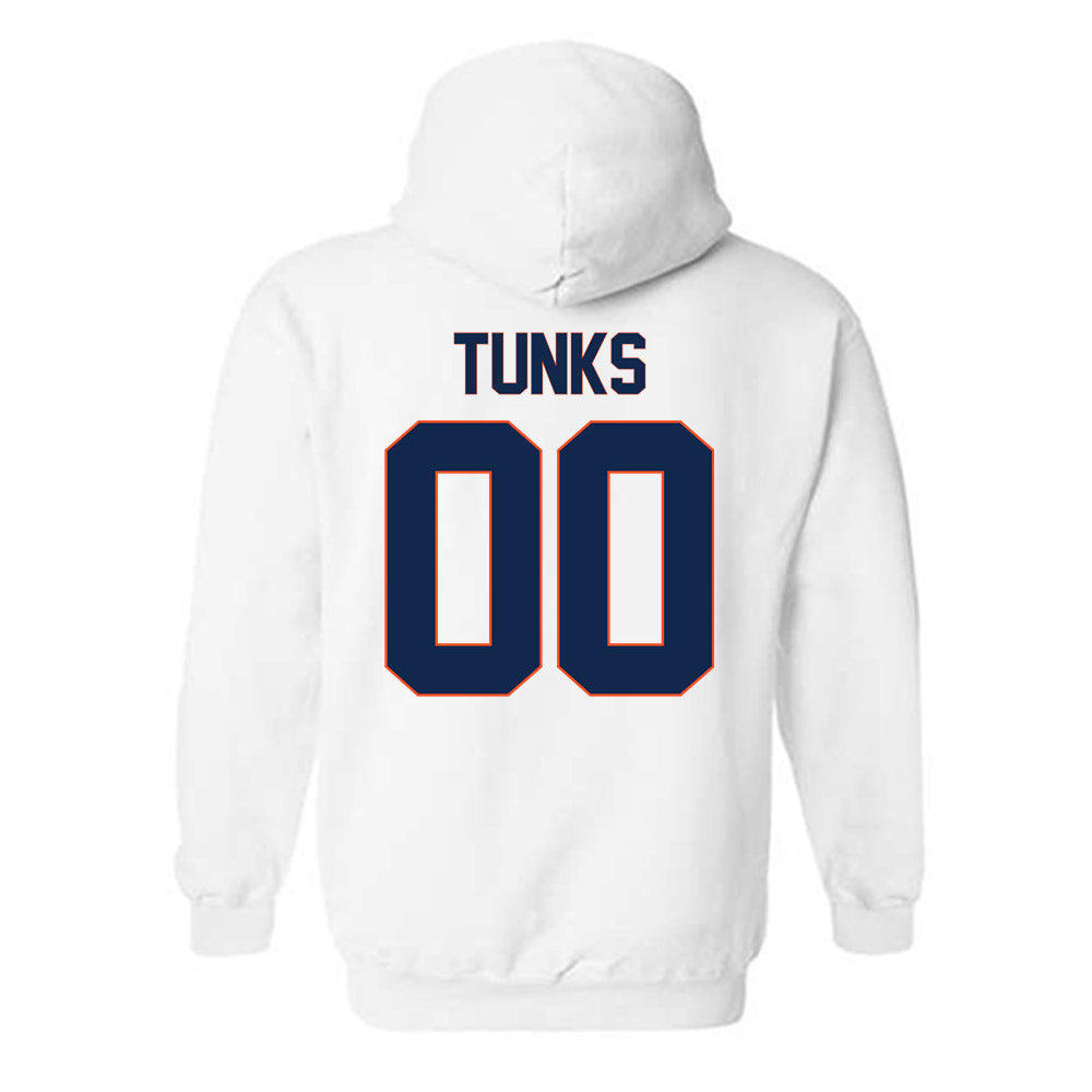 Virginia - NCAA Men's Soccer : Caleb Tunks - Replica Shersey Hooded Sweatshirt