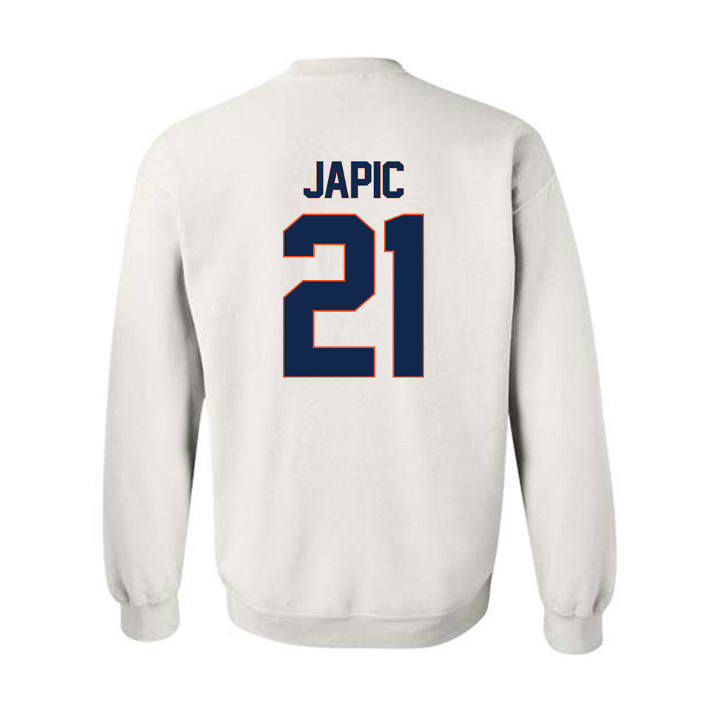 Virginia - NCAA Women's Soccer : Chloe Japic - Replica Shersey Crewneck Sweatshirt