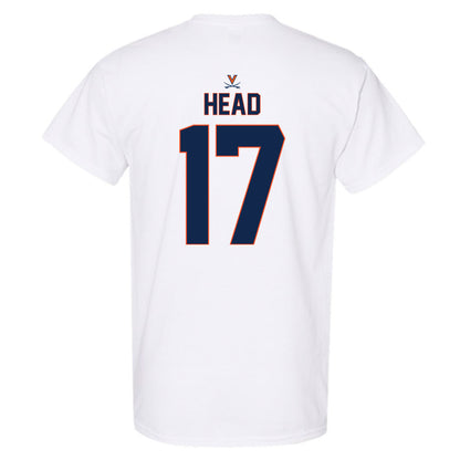 Virginia - NCAA Baseball : Tristan Head - Replica Shersey T-Shirt