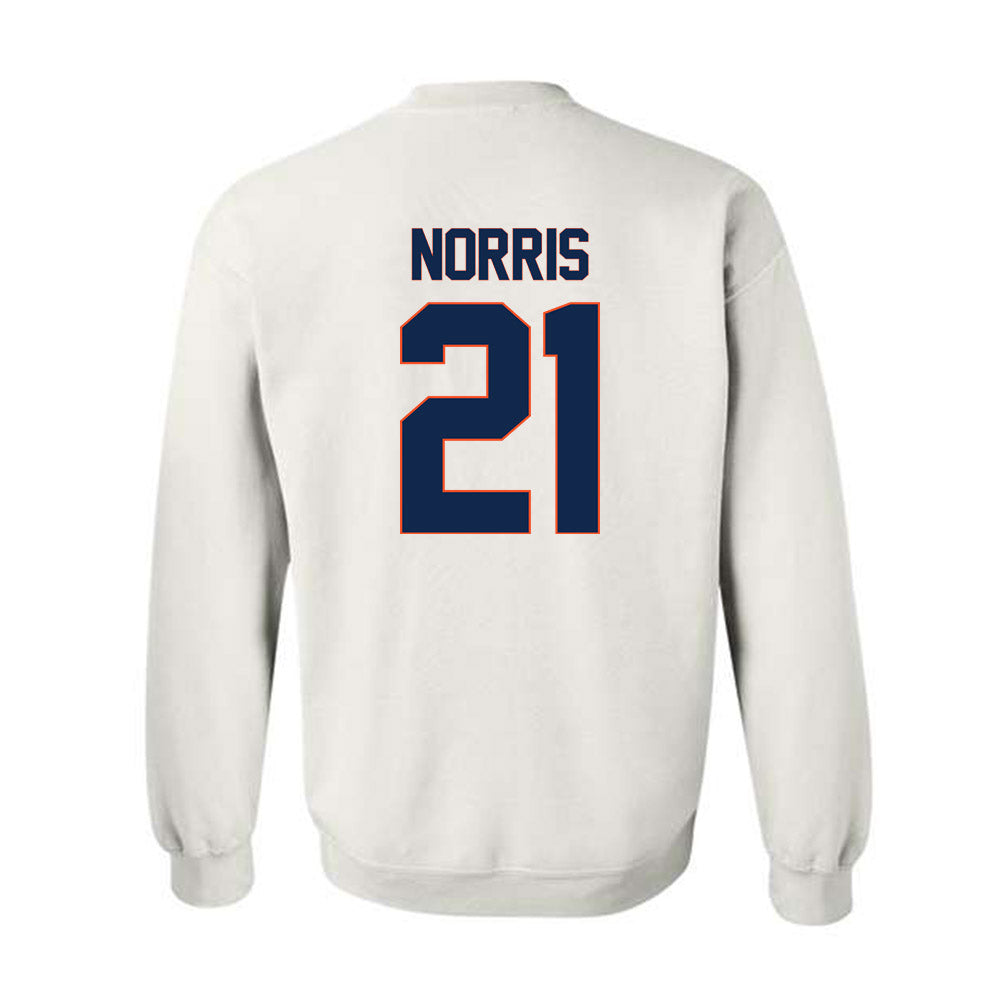 Virginia - NCAA Men's Soccer : Elias Norris - Replica Shersey Crewneck Sweatshirt