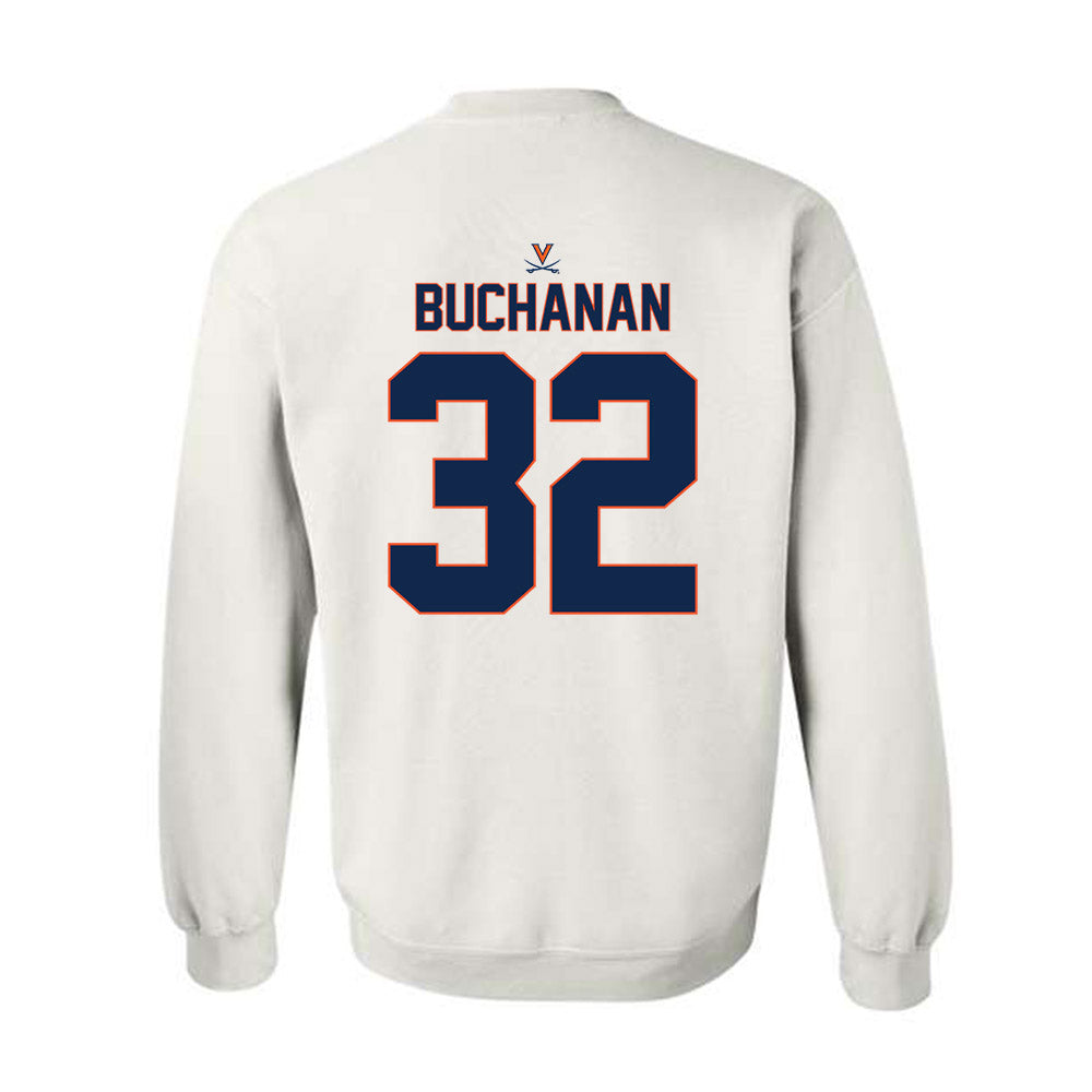 Virginia - NCAA Baseball : Walker Buchanan - Replica Shersey Crewneck Sweatshirt