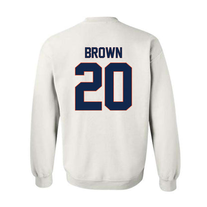 Virginia - NCAA Football : Xavier Brown - Replica Shersey Crewneck Sweatshirt