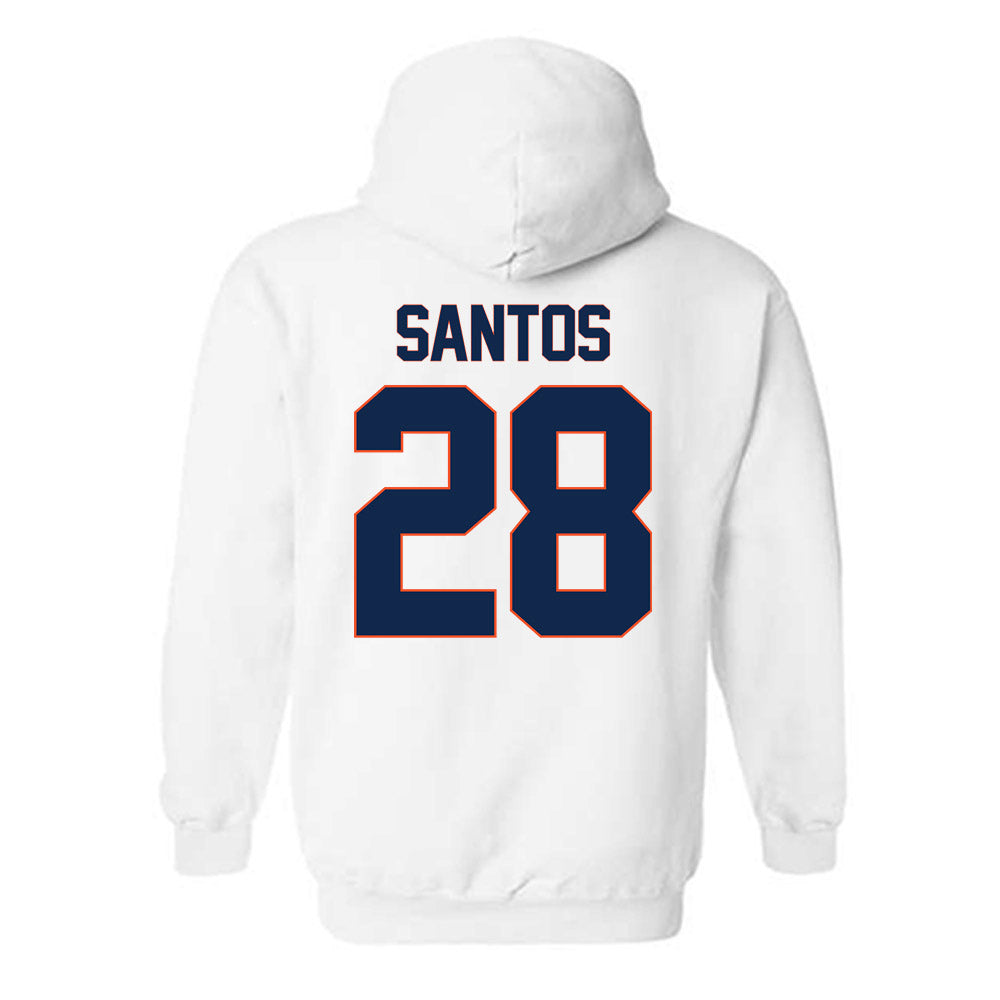 Virginia - NCAA Women's Soccer : Grace Santos - Replica Shersey Hooded Sweatshirt