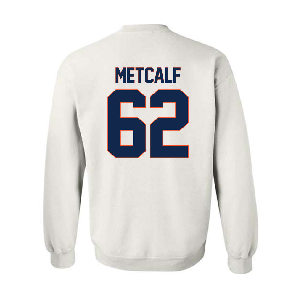 Virginia - NCAA Football : Drake Metcalf - Replica Shersey Crewneck Sweatshirt