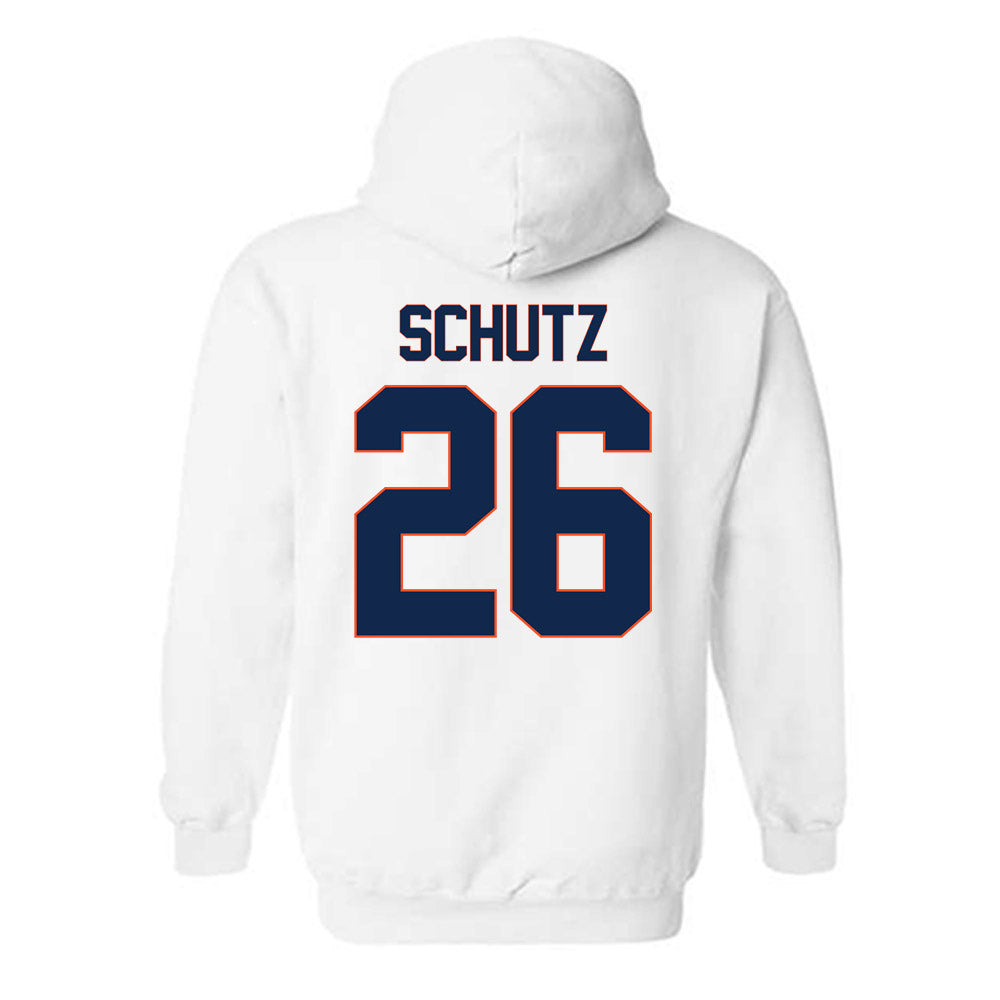 Virginia - NCAA Men's Lacrosse : Griffin Schutz - Replica Shersey Hooded Sweatshirt