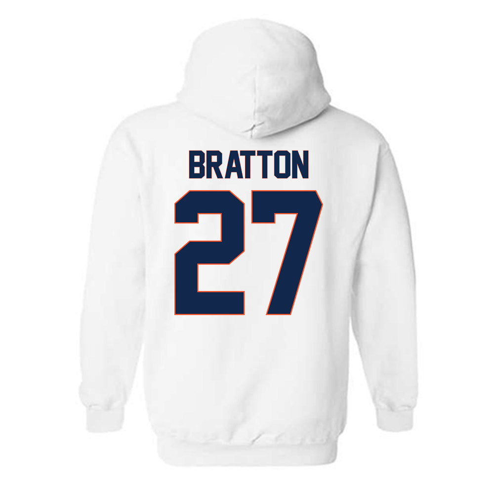 Virginia - NCAA Football : KJ Bratton - Replica Shersey Hooded Sweatshirt