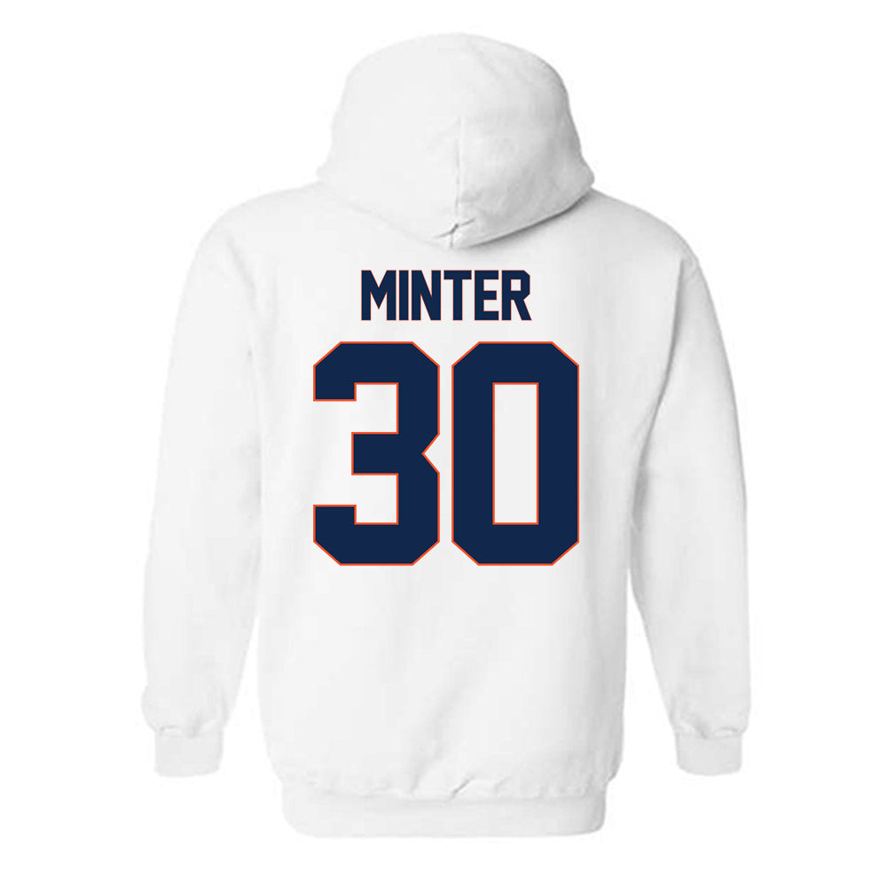 Virginia - NCAA Football : Ethan Minter - Replica Shersey Hooded Sweatshirt