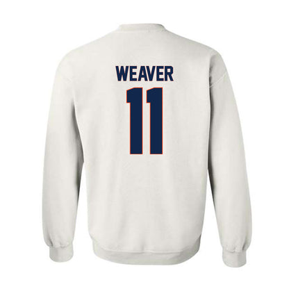 Virginia - NCAA Softball : Abby Weaver - Replica Shersey Crewneck Sweatshirt