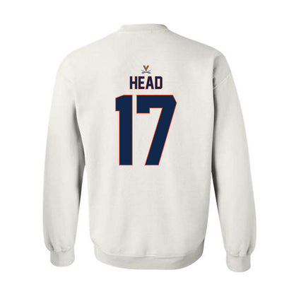 Virginia - NCAA Baseball : Tristan Head - Replica Shersey Crewneck Sweatshirt