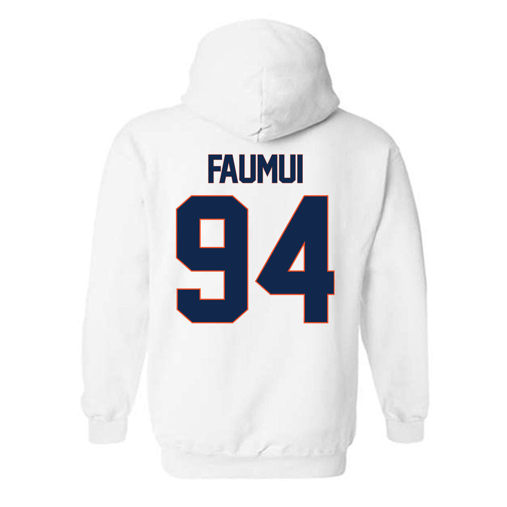 Virginia - NCAA Football : Aaron Faumui - Replica Shersey Hooded Sweatshirt