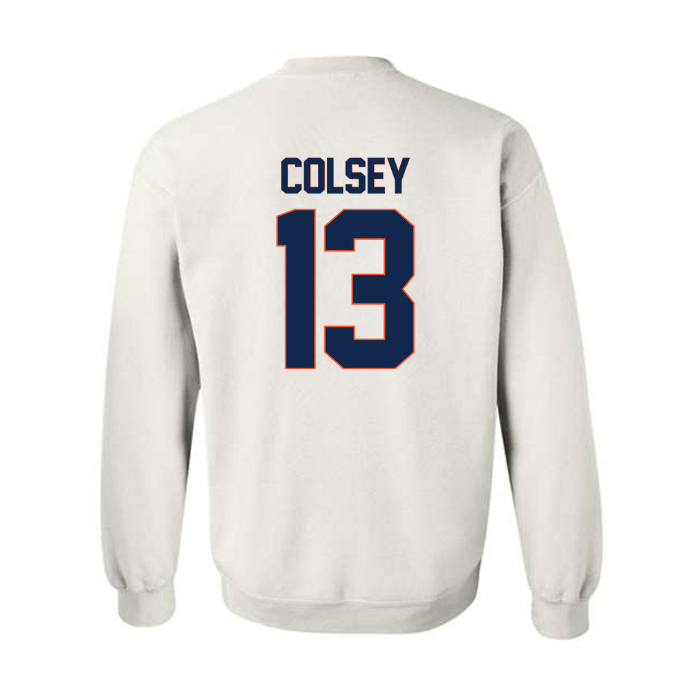 Virginia - NCAA Men's Lacrosse : Ryan Colsey - Replica Shersey Crewneck Sweatshirt