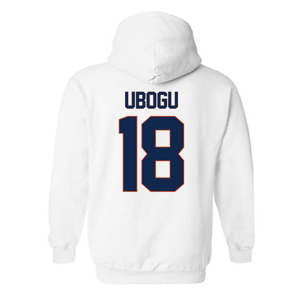 Virginia - NCAA Men's Soccer : Kome Ubogu - Replica Shersey Hooded Sweatshirt