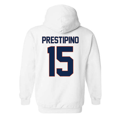 Virginia - NCAA Men's Lacrosse : Michael Prestipino - Replica Shersey Hooded Sweatshirt