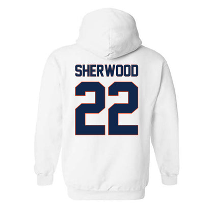 Virginia - NCAA Football : Devin Sherwood - Replica Shersey Hooded Sweatshirt