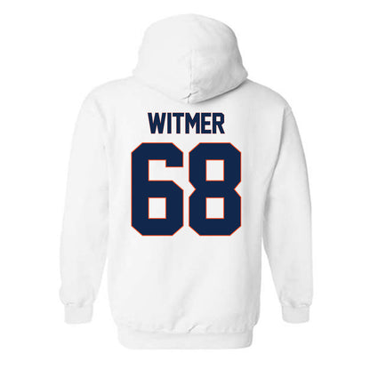 Virginia - NCAA Football : Jack Witmer - Replica Shersey Hooded Sweatshirt