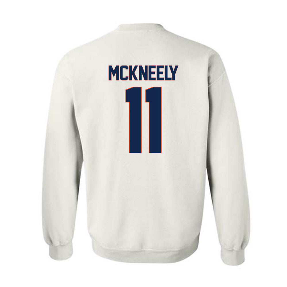 Virginia - NCAA Men's Basketball : Isaac McKneely - Replica Shersey Crewneck Sweatshirt