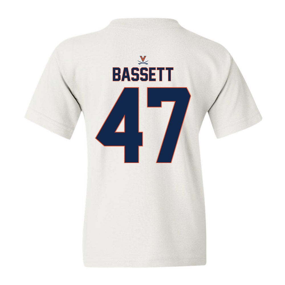 Virginia - NCAA Baseball : Nate Bassett - Replica Shersey Youth T-Shirt