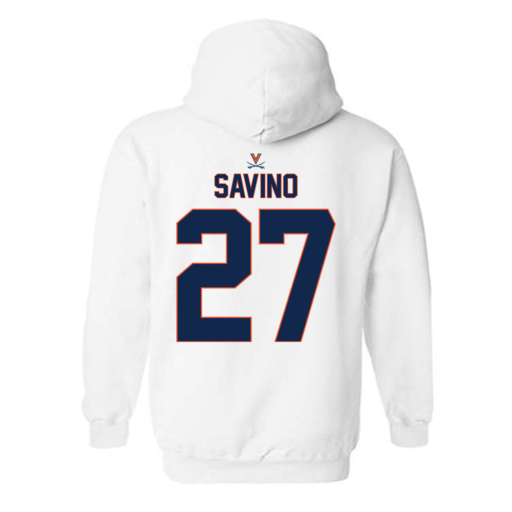 Virginia - NCAA Baseball : Joe Savino - Replica Shersey Hooded Sweatshirt