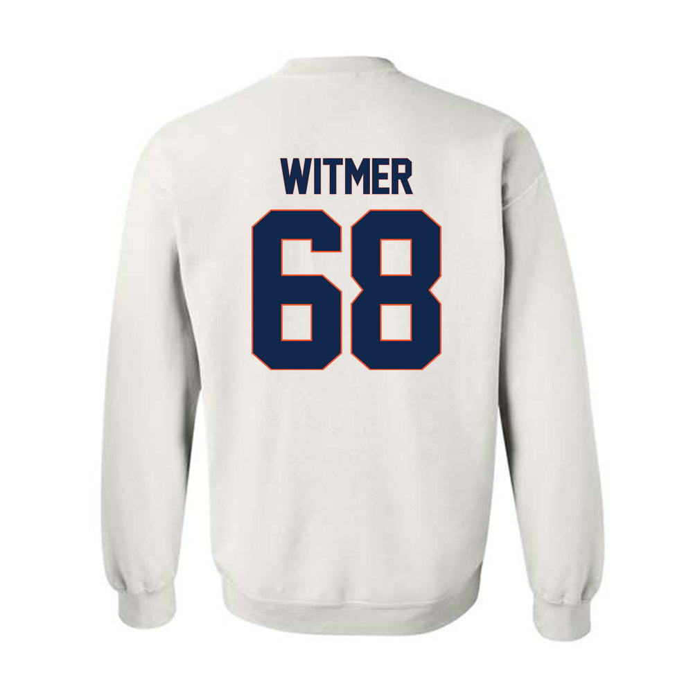 Virginia - NCAA Football : Jack Witmer - Replica Shersey Crewneck Sweatshirt