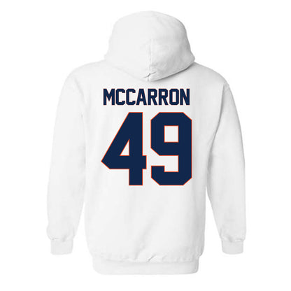 Virginia - NCAA Football : Josh McCarron - Replica Shersey Hooded Sweatshirt