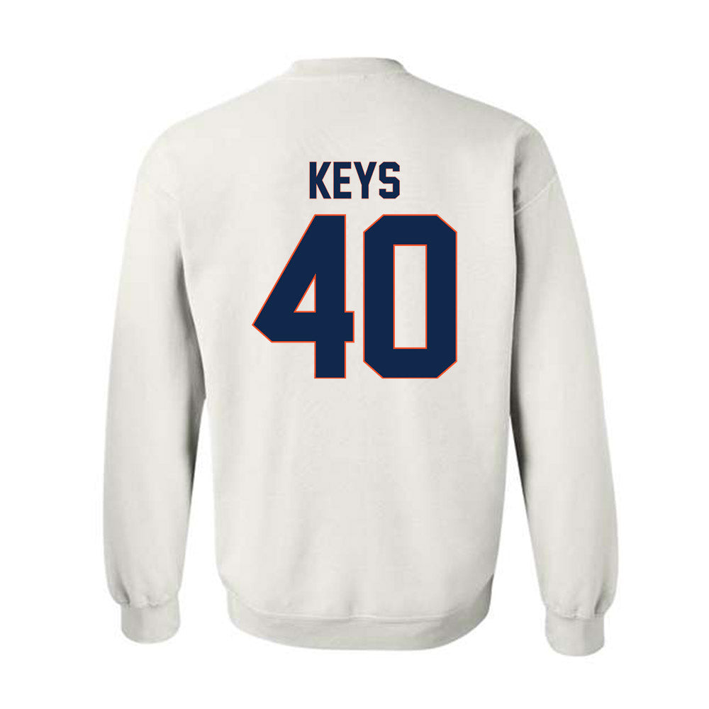 Virginia - NCAA Football : Rob Keys - Replica Shersey Crewneck Sweatshirt