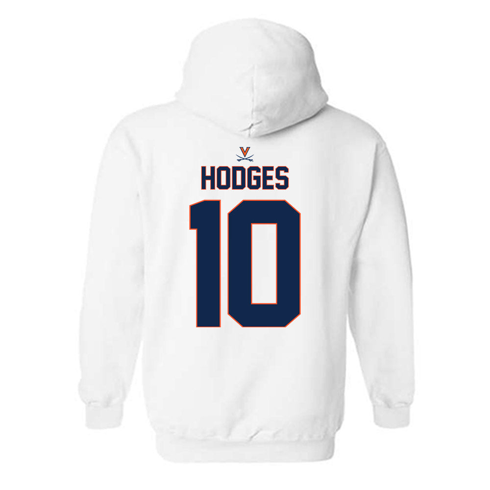 Virginia - NCAA Baseball : Bradley Hodges - Replica Shersey Hooded Sweatshirt