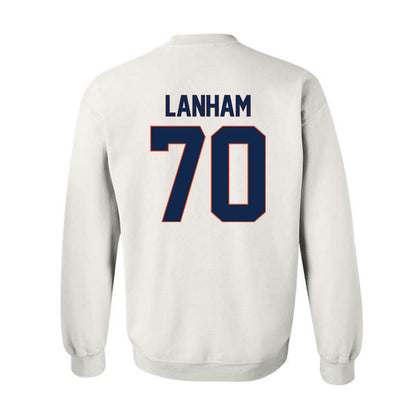 Virginia - NCAA Football : Grant Lanham - Replica Shersey Crewneck Sweatshirt