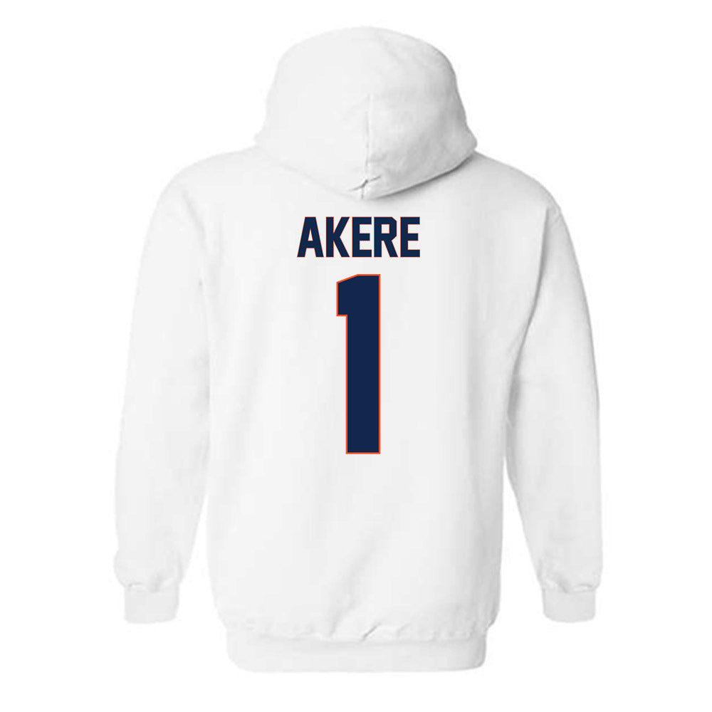 Virginia - NCAA Football : Paul Akere - Replica Shersey Hooded Sweatshirt