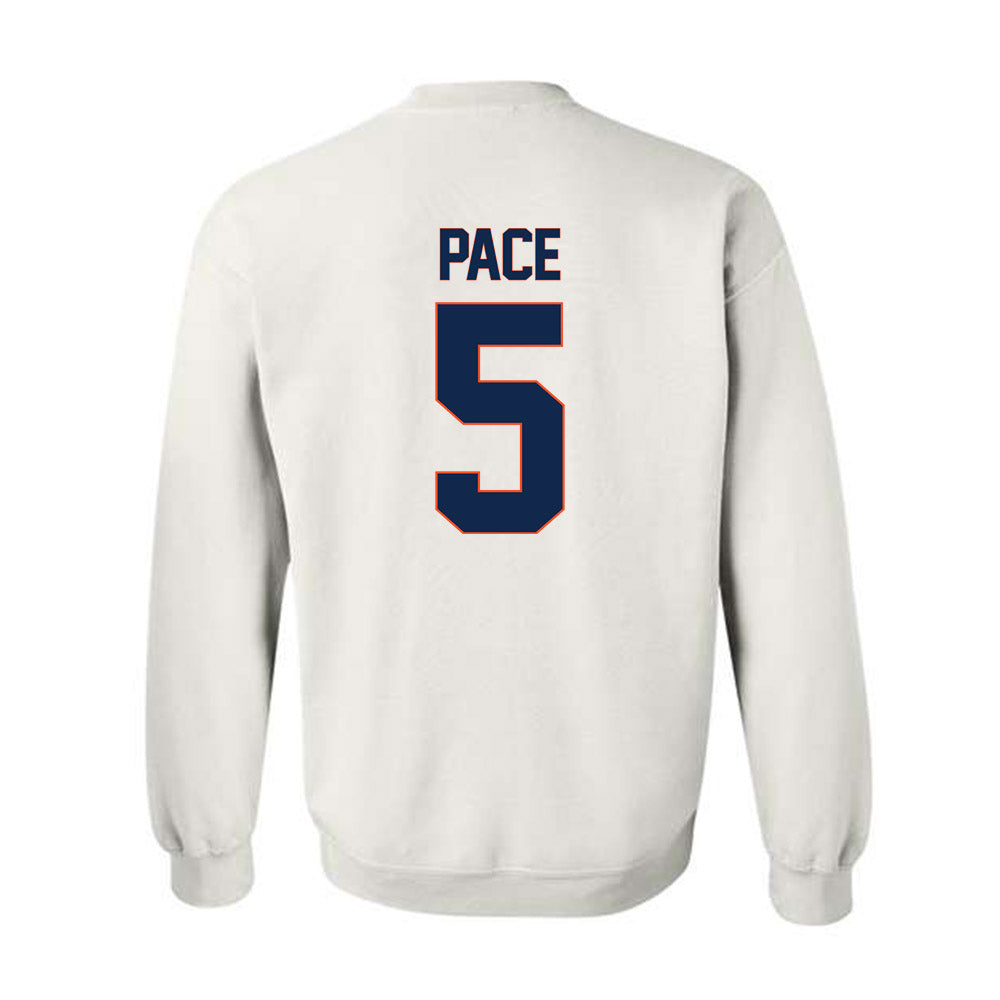 Virginia - NCAA Football : Kobe Pace - Replica Shersey Crewneck Sweatshirt