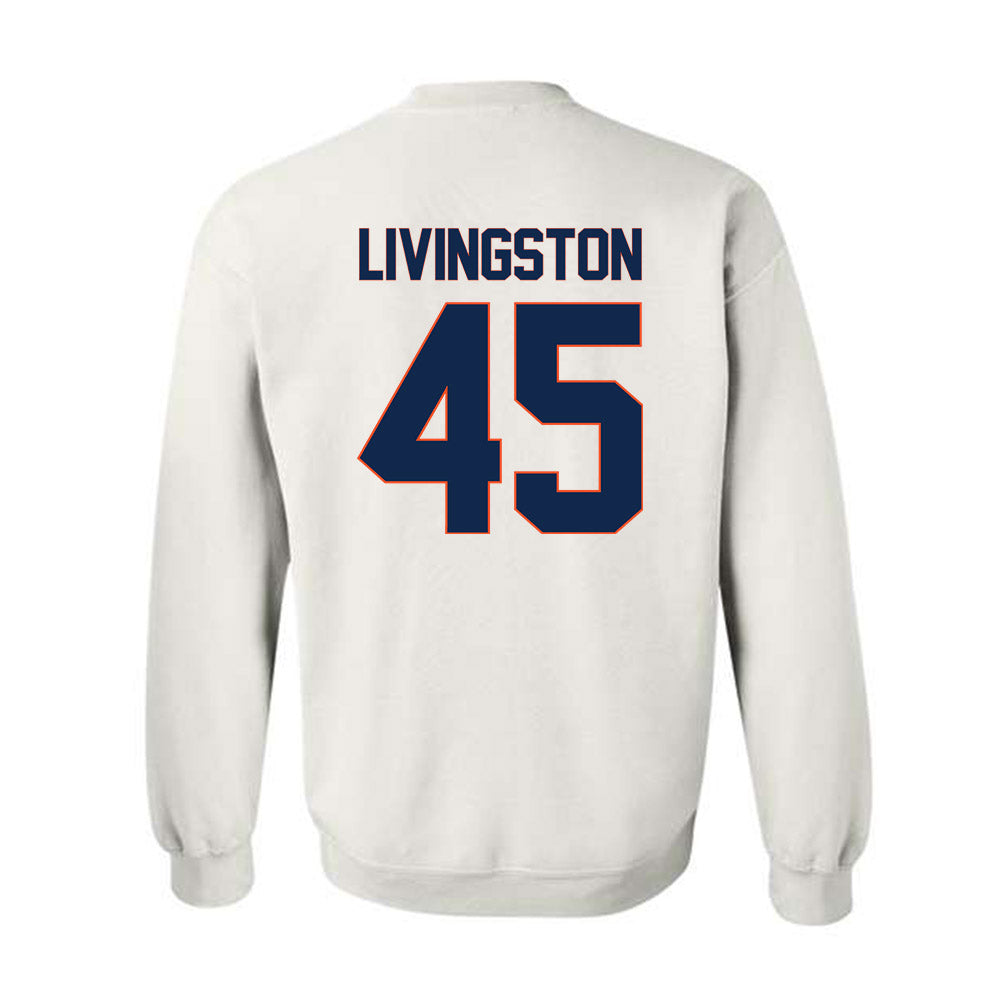 Virginia - NCAA Football : Aidan Livingston - Replica Shersey Crewneck Sweatshirt