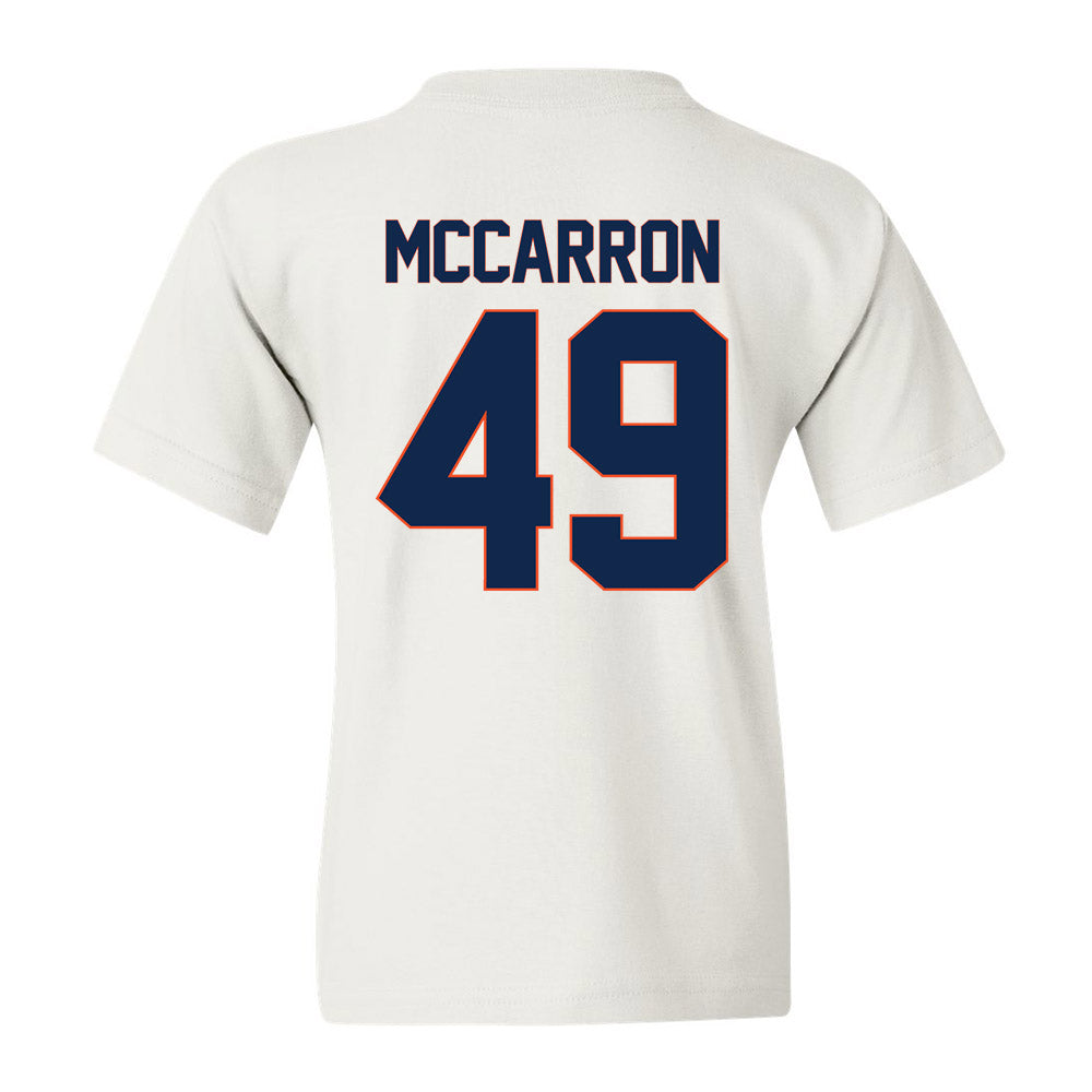 Virginia - NCAA Football : Josh McCarron - Replica Shersey Youth T-Shirt