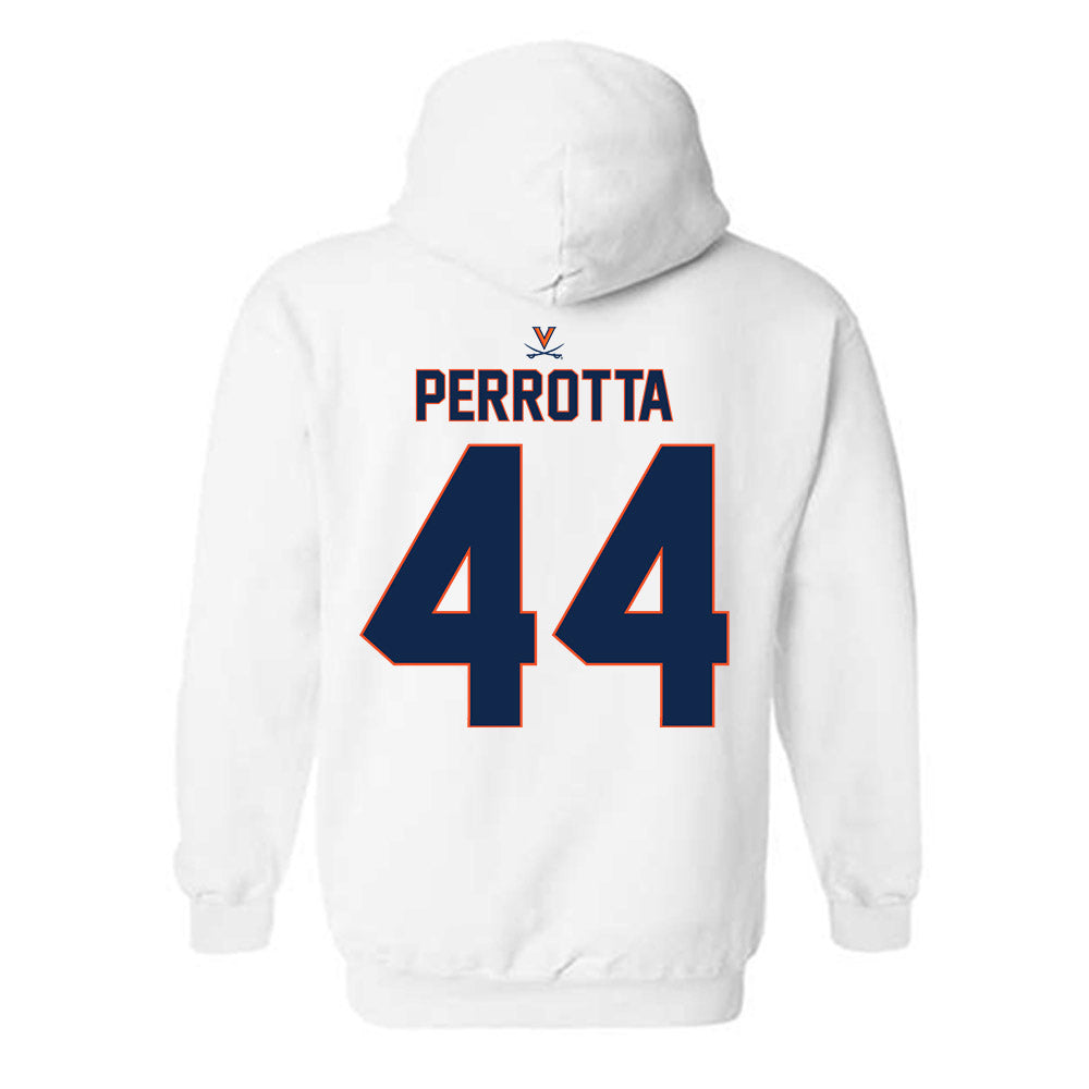 Virginia - NCAA Baseball : Antonio Perrotta - Replica Shersey Hooded Sweatshirt-1