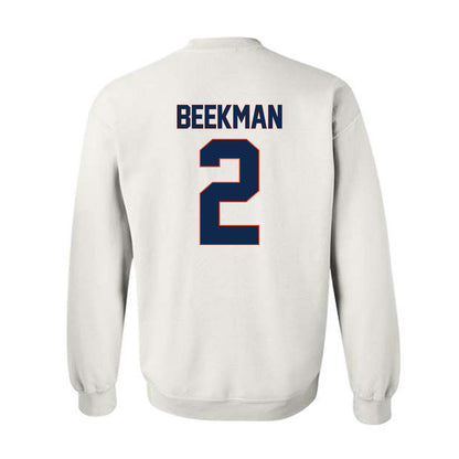 Virginia - NCAA Men's Basketball : Reece Beekman - Replica Shersey Crewneck Sweatshirt