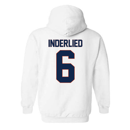 Virginia - NCAA Men's Lacrosse : Will Inderlied - Replica Shersey Hooded Sweatshirt