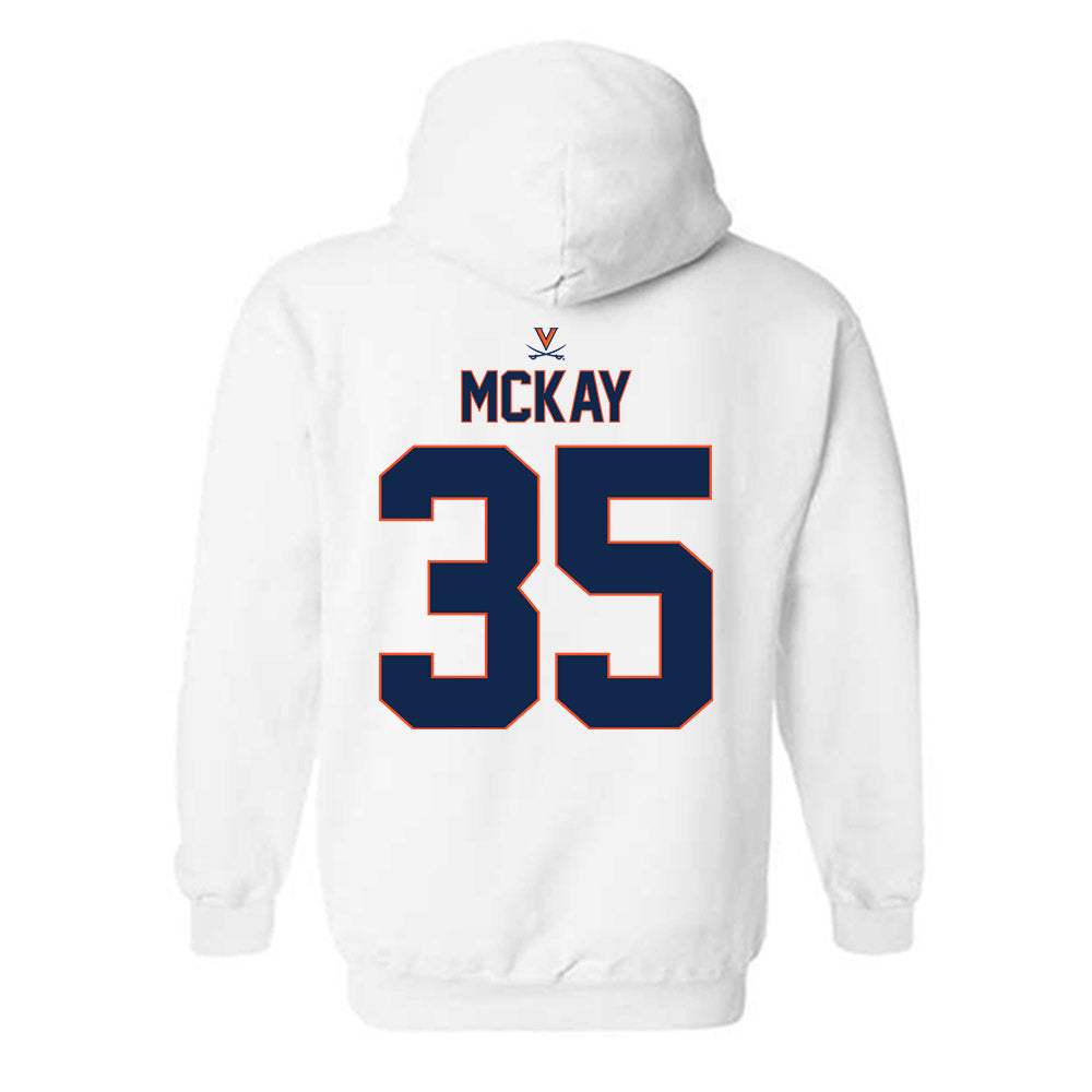 Virginia - NCAA Baseball : Cullen McKay - Replica Shersey Hooded Sweatshirt