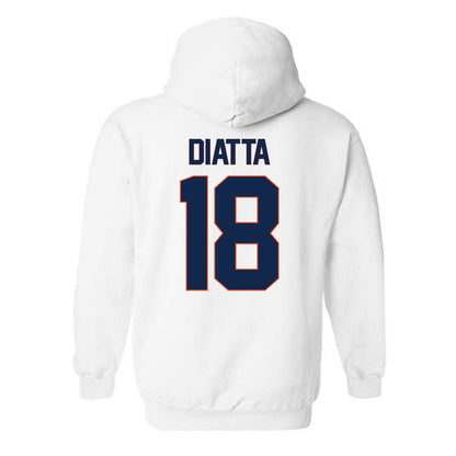 Virginia - NCAA Football : Michael Diatta - Replica Shersey Hooded Sweatshirt